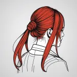 red hair ties image